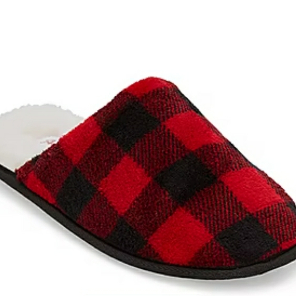 North Pole Trading Co. Head-To-Toe Buffalo Family Unisex Adult Slip-On Slippers